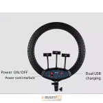 رینگ لایت جی ماری مدل Jmary FM-19RS با ریموت سلفی و تاچ - Image 13